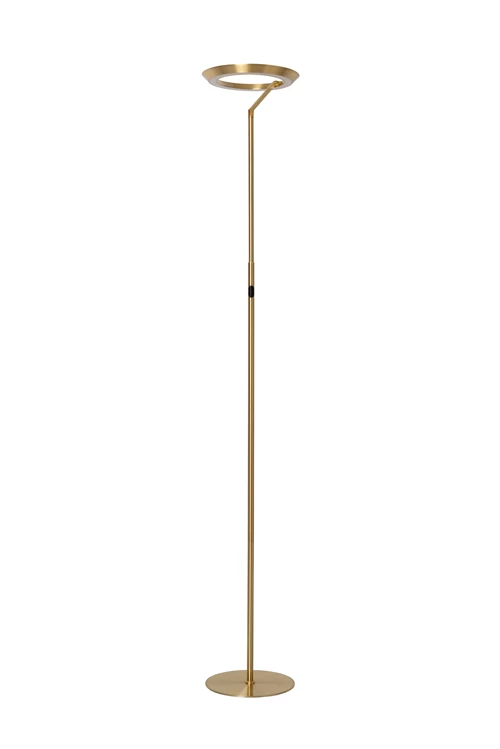 Lucide CELESTE - Floor lamp - Ø 28 cm - LED Dim. - 1x21W 2700K - Matt Gold / Brass - turned off